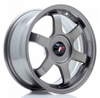 LLANTA JR Wheels JR3 15x7 ET35-42 BLANK Gun Metal JAPAN RACING