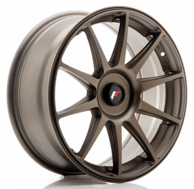 Llanta Jr Wheels Jr11 18x7,5 Et35-40 Blank Dark Bronze Japan Racing