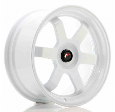 LLANTA JR Wheels JR12 17x8 ET35 Blank White JAPAN RACING