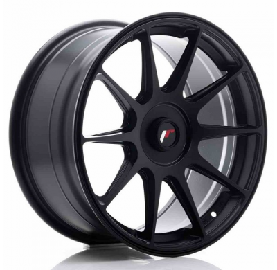 LLANTA JR Wheels JR11 17x8,25 ET35 Blank Matt Black JAPAN RACING