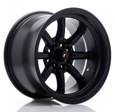 LLANTA JR Wheels JR19 15x9 ET-13 4x100/114 Matt Black JAPAN RACING