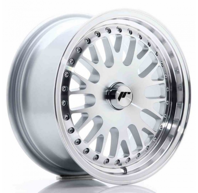 LLANTA JR Wheels JR10 15x7 ET30 Blank Silver Machined Face JAPAN RACING