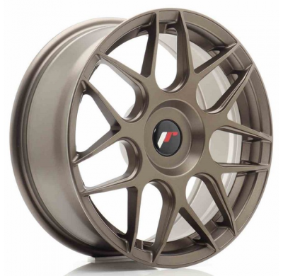 LLANTA JR Wheels JR18 17x7 ET20-40 Blank Matt Bronze JAPAN RACING