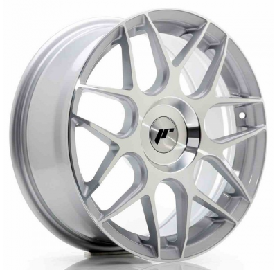 LLANTA JR Wheels JR18 17x7 ET20-40 Blank Machined Silver JAPAN RACING