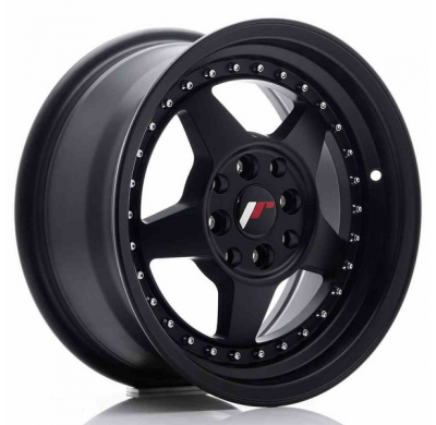 LLANTA JR Wheels JR6 15x7 ET25 4x100/108 Matt Black JAPAN RACING