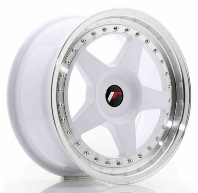 Llanta Jr Wheels Jr6 17x8 Et20-35 Blank White Japan Racing