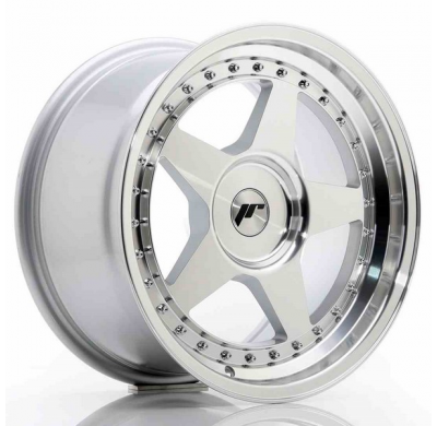 LLANTA JR Wheels JR6 17x9 ET20-35 BLANK Silver Machined Face JAPAN RACING