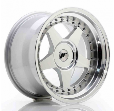 LLANTA JR Wheels JR6 17x10 ET0-20 BLANK Silver Machined Face JAPAN RACING
