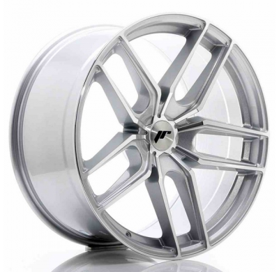 LLANTA JR Wheels JR25 20x10 ET20-40 5H BLANK Silver Machined Face JAPAN RACING