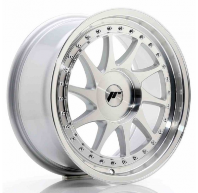 LLANTA JR Wheels JR26 17x8 ET20-35 BLANK Silver Machined Face JAPAN RACING