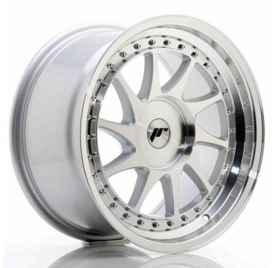 LLANTA JR Wheels JR26 17x9 ET20-35 BLANK Silver Machined Face JAPAN RACING