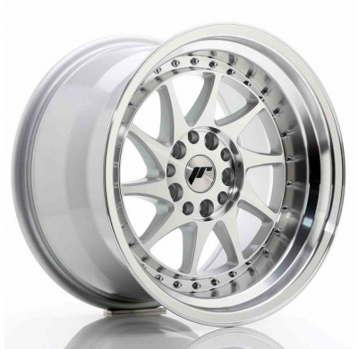 LLANTA JR Wheels JR26 17x10 ET20 5x114/120 Silver Machined Face JAPAN RACING