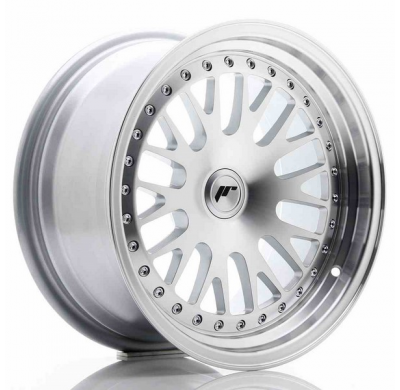 LLANTA JR Wheels JR10 16x8 ET20 Blank Silver Machined Face JAPAN RACING