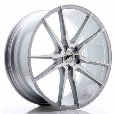 LLANTA JR Wheels JR21 22x9 ET30-45 5H BLANK Silver Machined Face JAPAN RACING