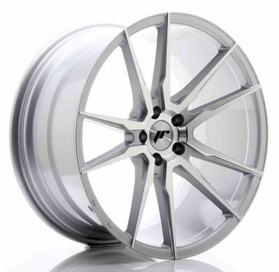 LLANTA JR Wheels JR21 20x10 ET40 5x112 Silver Machined Face JAPAN RACING