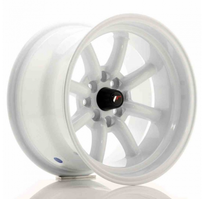 LLANTA JR Wheels JR19 15x9 ET-13 4x100/114 White JAPAN RACING