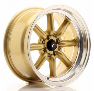 LLANTA JR Wheels JR19 16x8 ET0 4x100/114 Gold JAPAN RACING