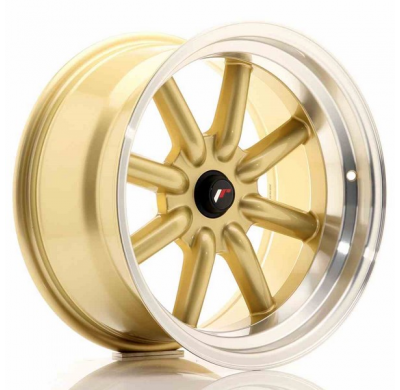 LLANTA JR Wheels JR19 17x9 ET-25-(-10) BLANK Gold JAPAN RACING