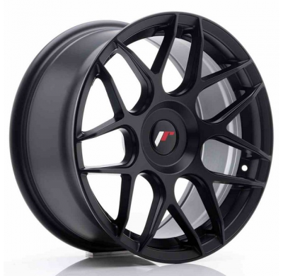 LLANTA JR Wheels JR18 17x8 ET25-35 Blank Matt Black JAPAN RACING