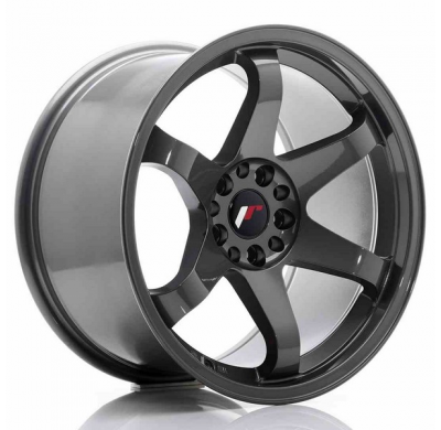 LLANTA JR Wheels JR3 18x10 ET25 5x114,3/120 Gun Metal JAPAN RACING