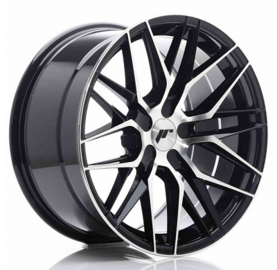 Llanta Jr Wheels Jr28 18x9,5 Et20-40 5h Blank Gloss Black Machined Face Japan Racing