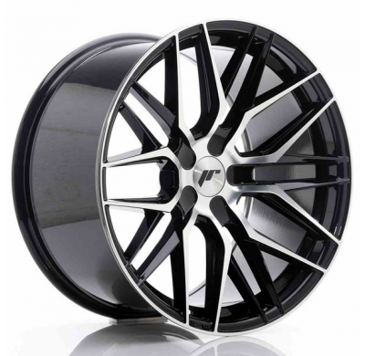 LLANTA JR Wheels JR28 19x10,5 ET20-40 5H BLANK Gloss Black Machined Face JAPAN RACING
