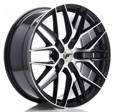 Llanta Jr Wheels Jr28 20x8,5 Et20-40 5h Blank Gloss Black Machined Face Japan Racing