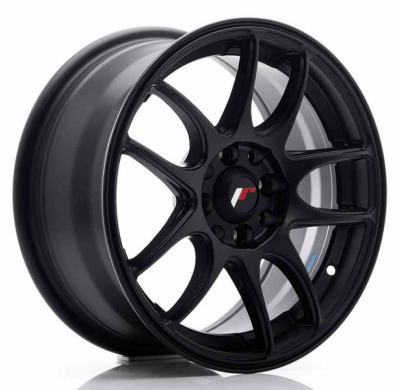 LLANTA JR Wheels JR29 15x7 ET35 4x100/108 Matt Black JAPAN RACING