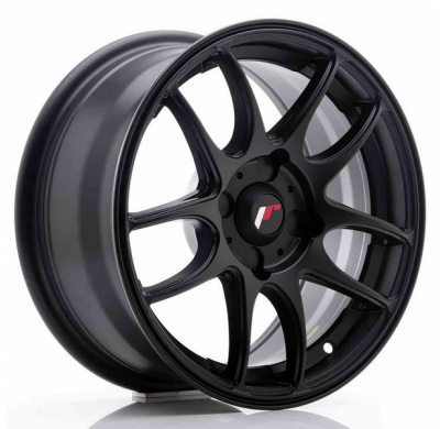 LLANTA JR Wheels JR29 15x7 ET20-42 4H BLANK Matt Black JAPAN RACING