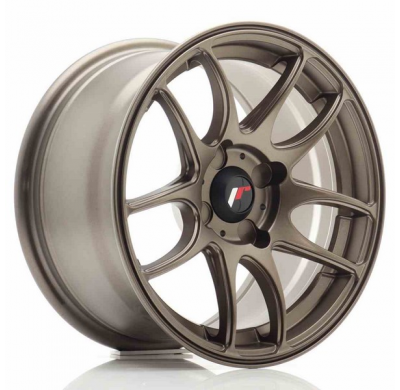 LLANTA JR Wheels JR29 15x8 ET28-37 4H BLANK Matt Bronze JAPAN RACING