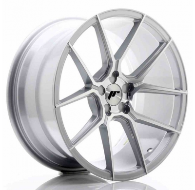 LLANTA JR Wheels JR30 19x9,5 ET35-40 5H BLANK Silver Machined Face JAPAN RACING