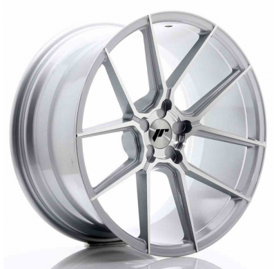 LLANTA JR Wheels JR30 20x10 ET20-40 5H BLANK Silver Machined Face JAPAN RACING