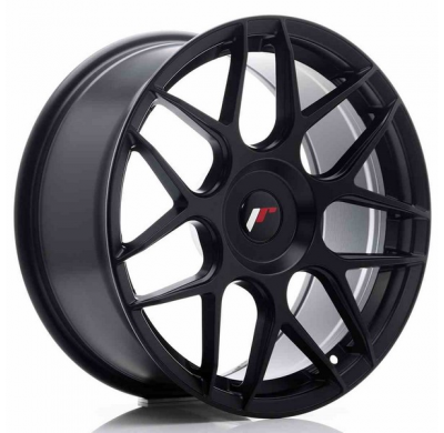LLANTA JR Wheels JR18 18x8,5 ET35-45 Blank Matt Black JAPAN RACING