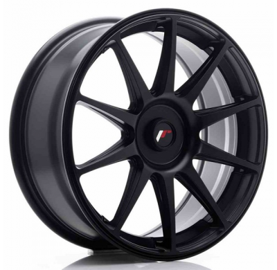 LLANTA JR Wheels JR11 18x7,5 ET35-40 Blank Flat Black JAPAN RACING
