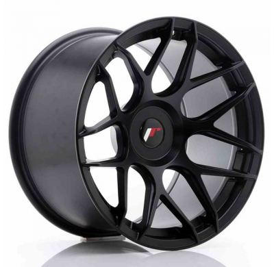 LLANTA JR Wheels JR18 18x10,5 ET0-25 Blank Matt Black JAPAN RACING