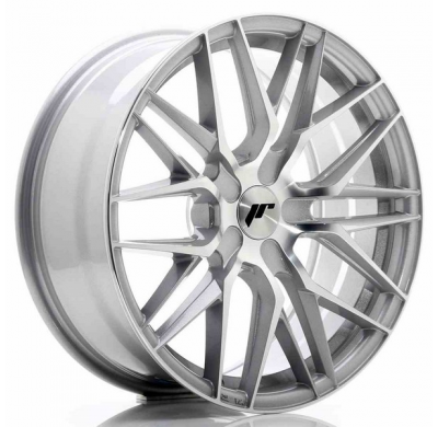 LLANTA JR Wheels JR28 18x7,5 ET20-40 BLANK Silver Machined Face JAPAN RACING