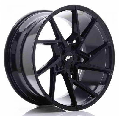 LLANTA JR Wheels JR33 20x10 ET20-40 5H BLANK Gloss Black JAPAN RACING