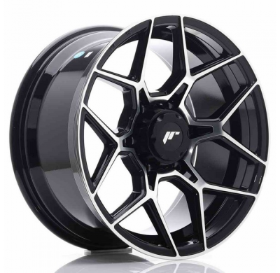 LLANTA JR Wheels JRX9 18x9 ET18 6x139.7 Gloss Black Machined Face JAPAN RACING