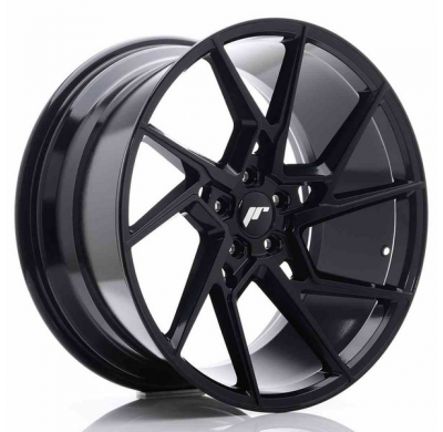 LLANTA JR Wheels JR33 20x10 ET40 5x120 Glossy Black JAPAN RACING