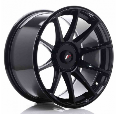 LLANTA JR Wheels JR11 18x9,5 ET20-30 Blank Glossy Black JAPAN RACING