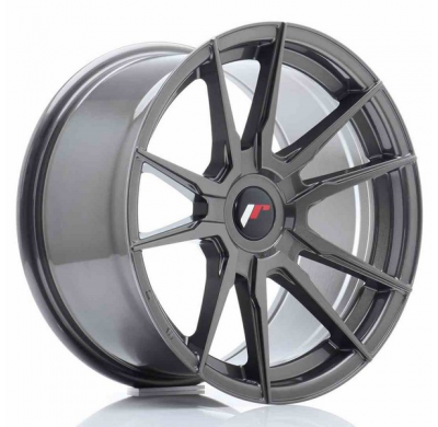 LLANTA JR Wheels JR21 17x9 ET25-35 Blank Hyper Gray JAPAN RACING