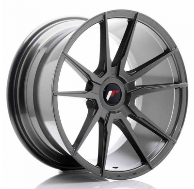Llanta Jr Wheels Jr21 18x9,5 Et20-40 Blank Hyper Gray Japan Racing