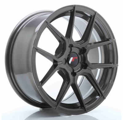 LLANTA JR Wheels JR30 17x8 ET20-40 5H BLANK Hyper Gray JAPAN RACING