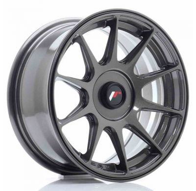 LLANTA JR Wheels JR11 15x7 ET30 Blank Hyper Gray JAPAN RACING
