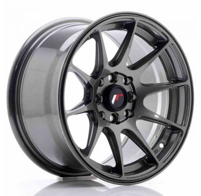 LLANTA JR Wheels JR11 15x8 ET25 4x100/108 Hyper Gray JAPAN RACING
