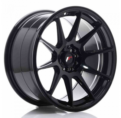 LLANTA JR Wheels JR11 17x9 ET20 5x100/114 Glossy Black JAPAN RACING