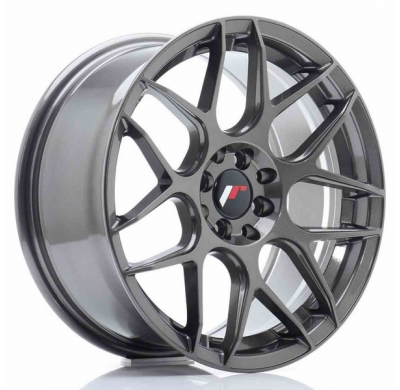 LLANTA JR Wheels JR18 17x8 ET25 4x100/108 Hyper Gray JAPAN RACING