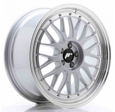 Llanta Jr Wheels Jr23 18x8 Et35 5x100 Hyper Silver W/Machined Lip Japan Racing