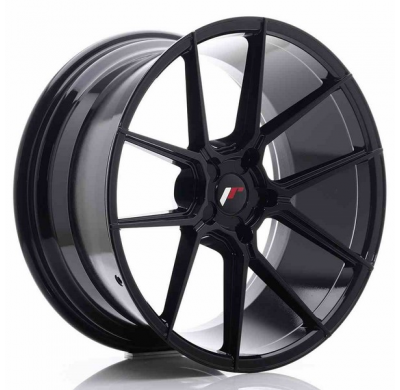 LLANTA JR Wheels JR30 20x10 ET20-40 5H BLANK Glossy Black JAPAN RACING
