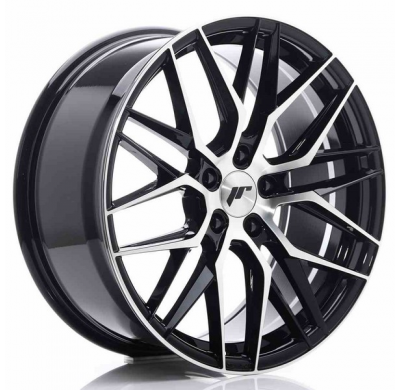 LLANTA JR Wheels JR28 19x8,5 ET40 5x114,3 Gloss Black Machined Face JAPAN RACING